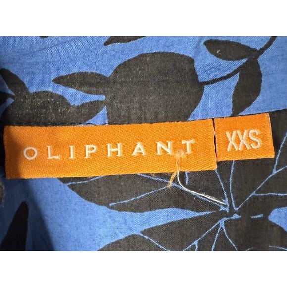Tuckernuck Oliphant Mandarin Balloon Sleeve Top Willow Blue Sz XXS Oversized - Picture 3 of 11